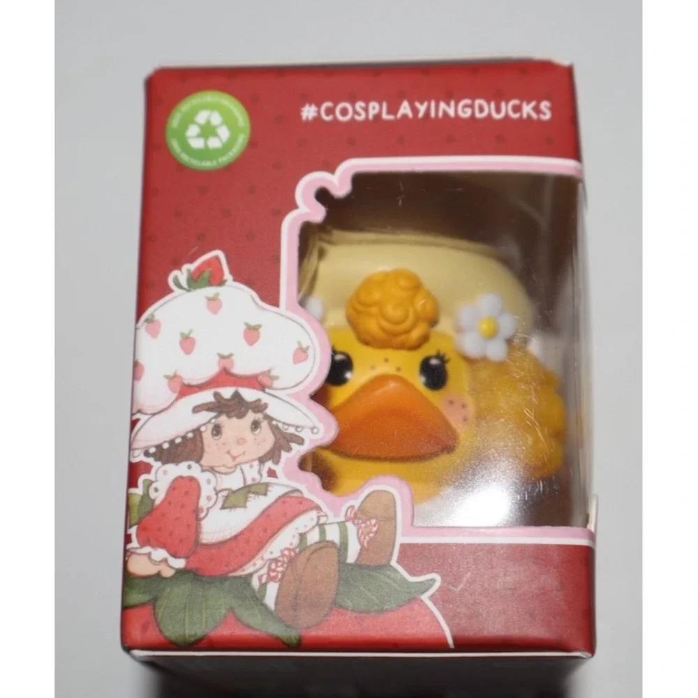 Tubbz STRAWBERRY SHORTCAKE Mini Rubber Scented Ducks Lot of 4 NEW